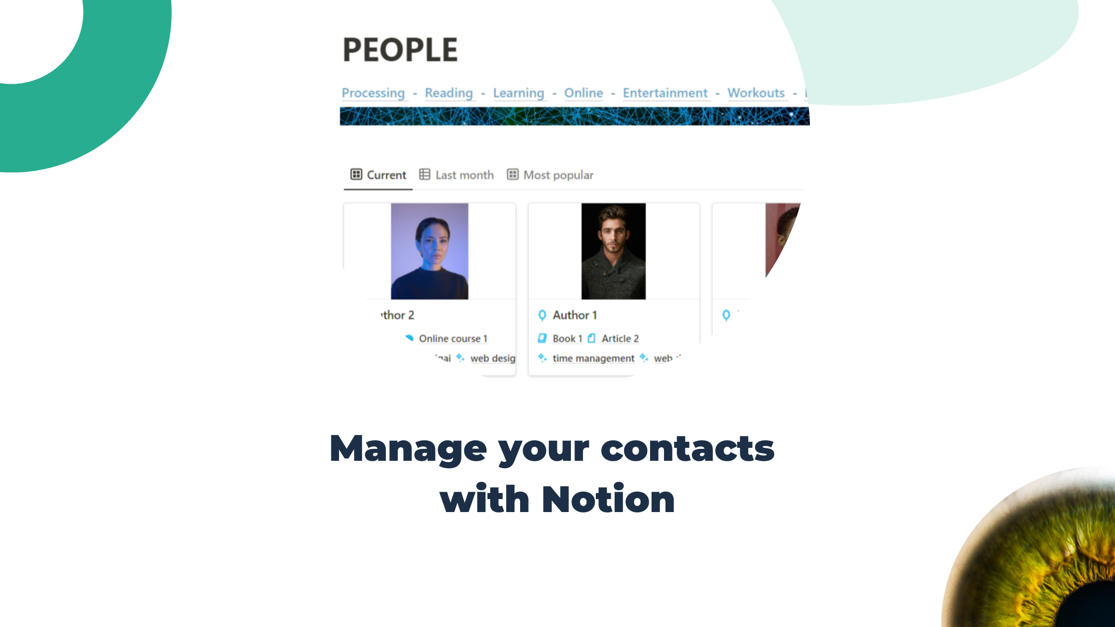 Manage your contact list with Notion